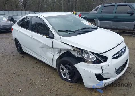 2013 Hyundai Accent Gls z USA, uszkodzony, nr VIN KMHCT4AE6DU385497